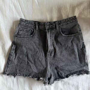 Glassons Dark Gray Denim Jean Shorts